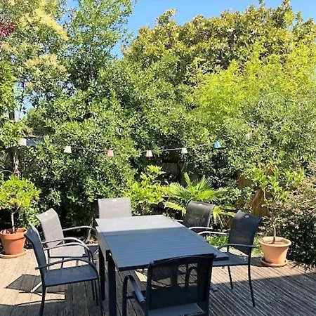 Arcachonnaise A 500m De La Plage Avec Jardin, Terrasse Ombragee, Et Proche Centre-ville - Fr-1-420-3 Casa de Férias